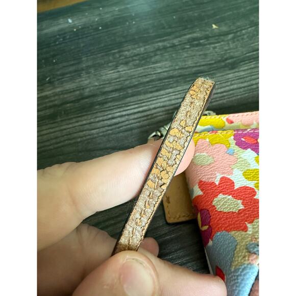 Coach Floral Peyton Medium Wristlet - Picture 8 of 9